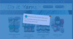 Desktop Screenshot of doityarns.com